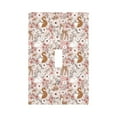 Disketp Autumn Floral Deer Decorative Light Switch or Outlet Wall Plate