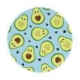 thumbnail image 1 of Disketp Avocado And Hearts Small Mouse Pad 7.9x7.9 Inches,Washable Round Mousepad For Office Laptop Computer,Non-Slip Rubber Base Mouse Pads For Wireless Mouse, 1 of 9