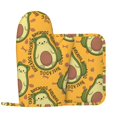 thumbnail image 1 of Disketp Avocado Dog Oven Mitts And Potholders Bbq Gloves-Oven Mitts And Pot Holders With Recycled Infill Silicone Non-Slip Cooking Gloves For Cooking Baking Grilling, 1 of 9