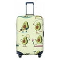 thumbnail image 1 of Disketp Avocado For Exercise Elastic Travel Luggage Cover Travel Suitcase Protective Cover For Trunk Case Apply To 18''-32'' Suitcase Cover (Luggage not included)-Medium, 1 of 9