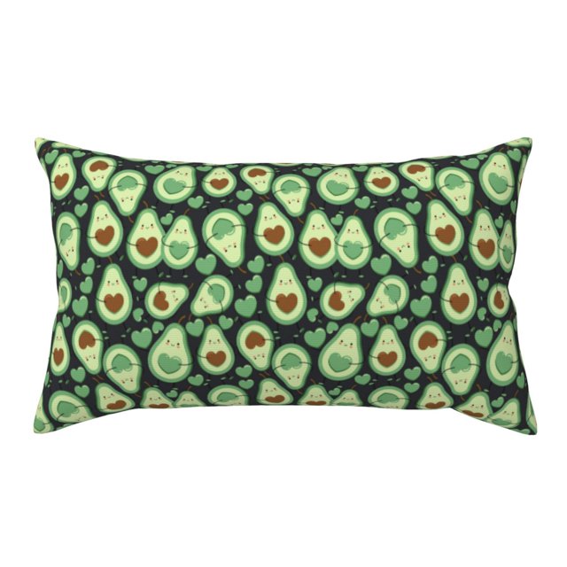 Disketp Avocado Heart Pillowcase, Queen Size Pillow Cases for Bedroom