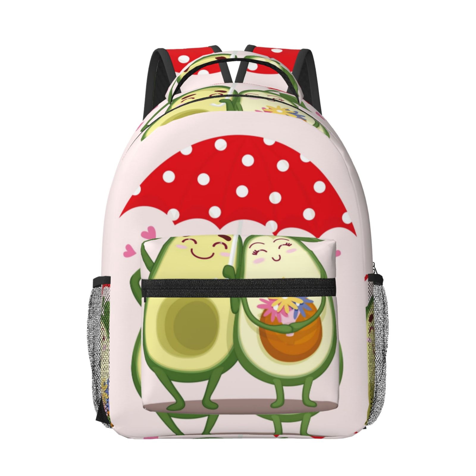 Disketp Avocado Lovers Wearing Umbrella Backpack - Comfortable Daypack ...