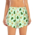 thumbnail image 1 of Disketp Avocado Print Women's Shorts Workout Shorts for Athletic Gym Running Shorts with Phone Pockets Medium, 1 of 8