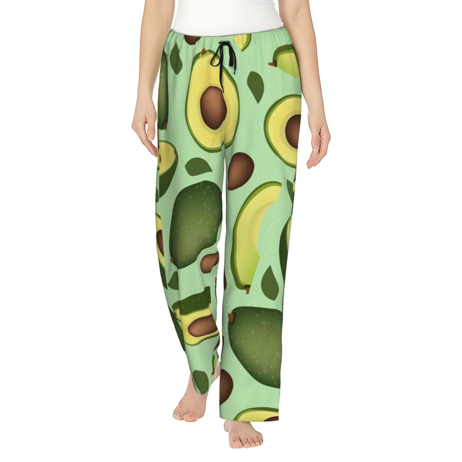 Disketp Avocado With Seeds Print Women'S Comfy Pajama Pants Casual ...