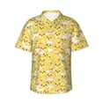 thumbnail image 1 of Disketp Baby Chicks Hawaiian Shirts for Men,Mens Casual Short Sleeve Button Down Shirts Beach Shirt,X-Large, 1 of 7