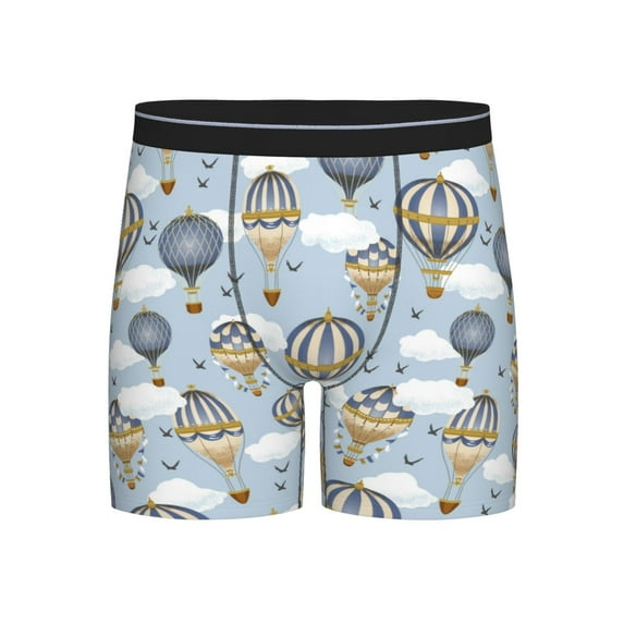 Disketp Balloon Vintage Men's Boxer Briefs Men’s Underwear Boxer Briefs for Men