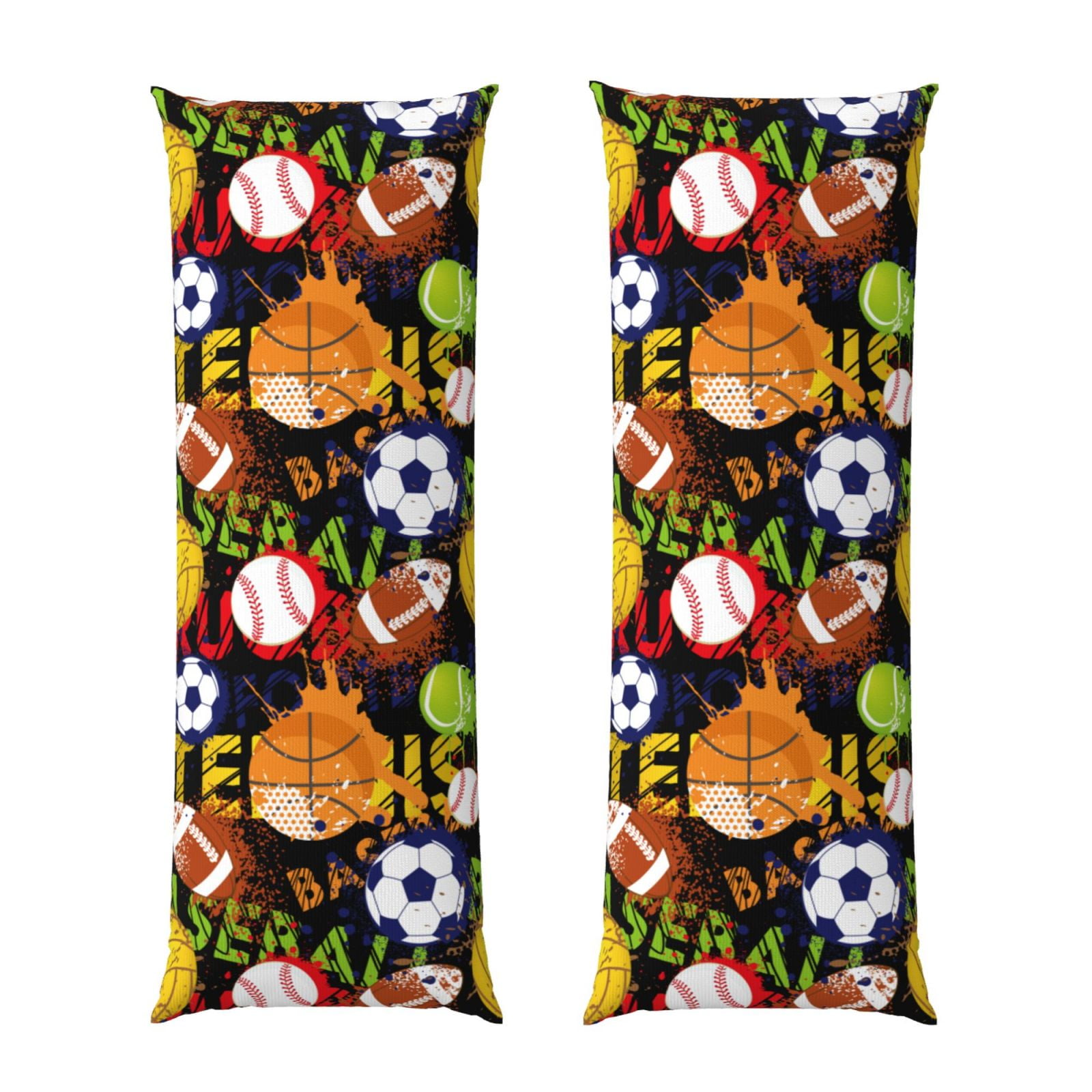 Disketp Balls Print Body Pillow Cover Super Soft 20x54 Body Pillow