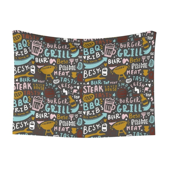 Disketp Barbeque Dog Blanket/Bed Cover for Dogs and Cats,Puppy Essentials-Medium