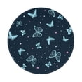 thumbnail image 1 of Disketp Beautiful Butterflies Small Mouse Pad 7.9x7.9 Inches,Washable Round Mousepad for Office Laptop Computer,Non-Slip Rubber Base Mouse Pads for Wireless Mouse, 1 of 8