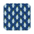 thumbnail image 1 of Disketp Beautiful King Penguin Pattern Funny Coasters,4 Pcs Leather Coasters With Holder, Perfect Housewarming Hostess Gifts,Protect Furniture From Water Marks Scratch, 1 of 9