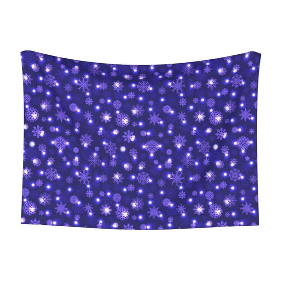 Disketp Beautiful Purple Snowflakes Dog Blanket/Bed Cover for Dogs and Cats,Puppy Essentials-Small