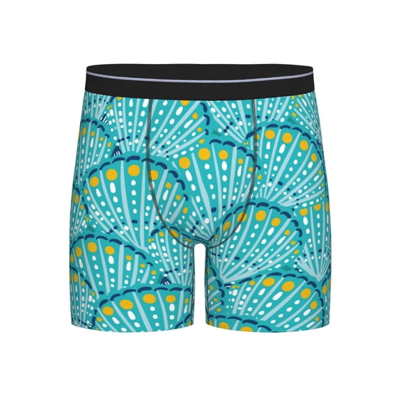 Disketp Beautiful Seashells Men's Boxer Briefs Men’s Underwear Boxer Briefs for Men