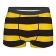 thumbnail image 1 of Disketp Bee Stripe Men'S Boxer Briefs,Soft And Breathable Cotton Underwear With Comfortflex Waistband, 1 of 8
