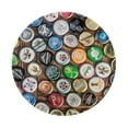 thumbnail image 1 of Disketp Beer Caps Small Mouse Pad 7.9x7.9 Inches,Washable Round Mousepad For Office Laptop Computer,Non-Slip Rubber Base Mouse Pads For Wireless Mouse, 1 of 9