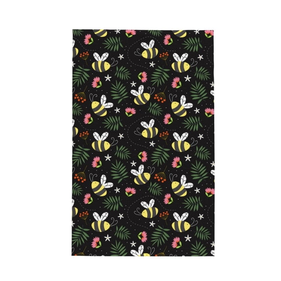 Disketp Bees Waffle Weave Kitchen Dish Cloth,Super Absorbent Kitchen Dish Towels 16*26 Inches for Dish Rags Washing Dishes, Drying Dishes