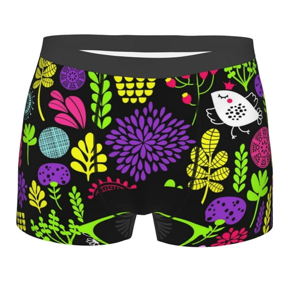 Disketp Black Head African Woman Men'S Boxer Briefs,Soft And Breathable Cotton Underwear With Comfortflex Waistband