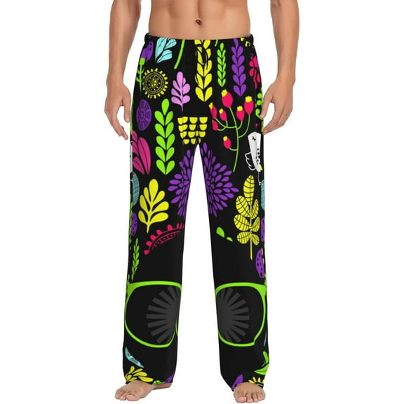Disketp Black Head African Woman Men'S Pajama Pants - Ultra Soft Fleece Sleep And Lounge Pants (Size: S-Xxl)