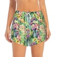 thumbnail image 1 of Disketp Blooming Cactus Print Women's Shorts Workout Shorts for Athletic Gym Running Shorts with Phone Pockets Small, 1 of 8