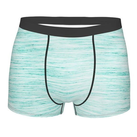 Disketp Blue Bright Men'S Boxer Briefs,Soft And Breathable Cotton Underwear With Comfortflex Waistband