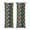 thumbnail image 1 of Disketp Blue Floral Print Body Pillow Cover - Super Soft 20x54 Body Pillow Case,Long Side Hidden Zipper, 1 of 8