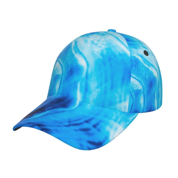 Disketp Blue Shell Print Baseball Caps For Outdoor Sports Fashion Casual Outdoor Caps Men Women