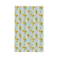 thumbnail image 1 of Disketp Blue White Striped Sunflower Waffle Weave Kitchen Dish Cloth,Super Absorbent Kitchen Dish Towels 16*26 Inches for Dish Rags Washing Dishes, Drying Dishes, 1 of 1