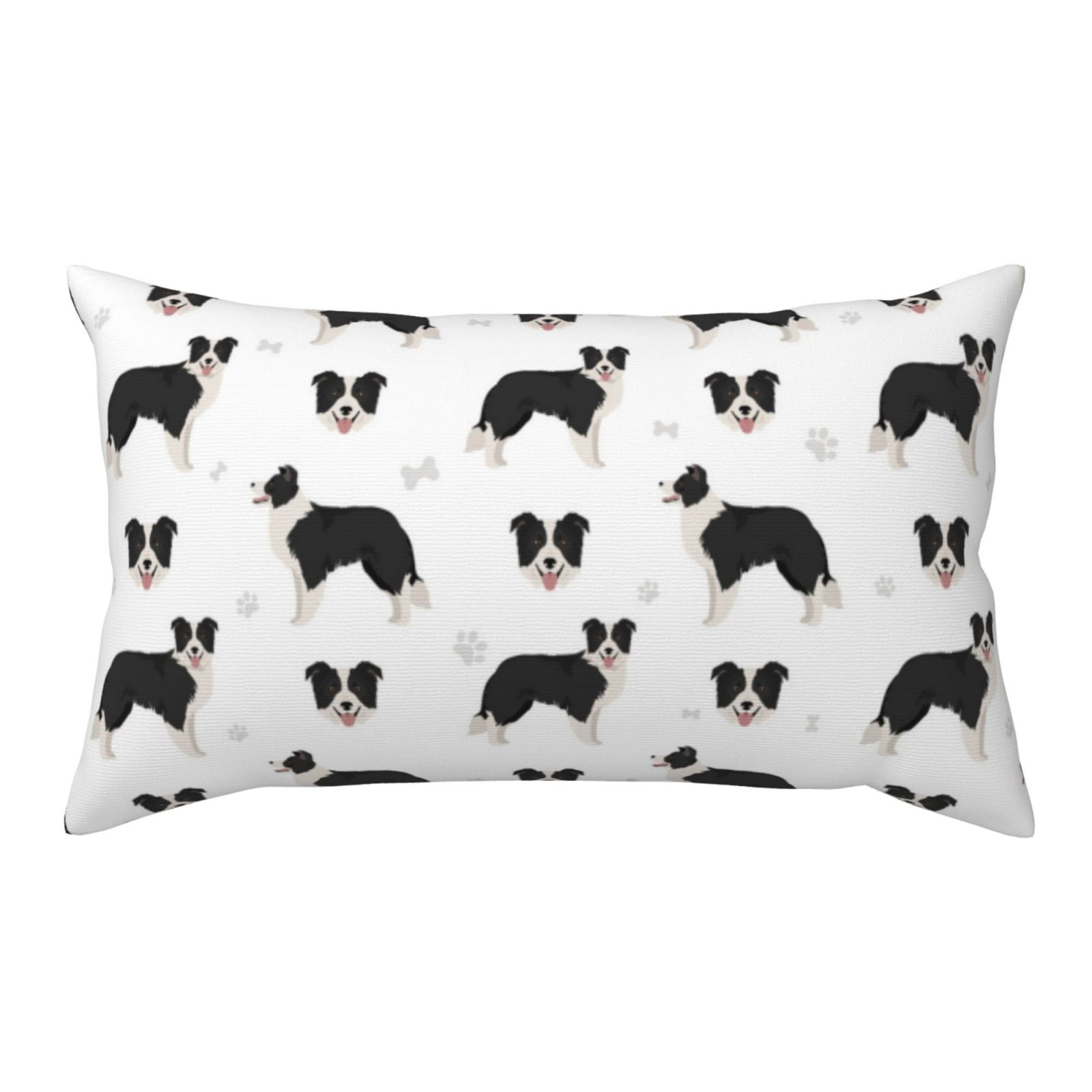 Disketp Border Collie Dog Pillowcase, Queen Size Pillow Cases for