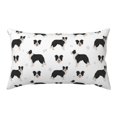 Disketp Border Collie Dog Pillowcase, Queen Size Pillow Cases for