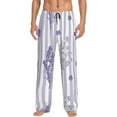 thumbnail image 1 of Disketp Bouquet And Lavender Flowers Men'S Pajama Pants - Ultra Soft Fleece Sleep And Lounge Pants (Size: S-Xxl), 1 of 9