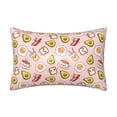 thumbnail image 1 of Disketp Breakfast Satin Pillowcase for Hair and Skin - Satin Pillow Cases Standard Size 20x30 inches with Zipper,Gifts for Women Men (without pillow core), 1 of 6