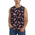 thumbnail image 1 of Disketp Breast Cancer Awareness Sleeveless Tshirts For Men, Muscle Shirts For Men Dry Fit Tank Top-3x-Large, 1 of 8