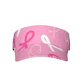 thumbnail image 1 of Disketp Breast Cancer Awareness Sun Visors for Women Men Unisex Tennis Golf Visor Hat Adjustable Summer Hats Sport Outdoor Visor Hat UV Protection Cap, 1 of 8