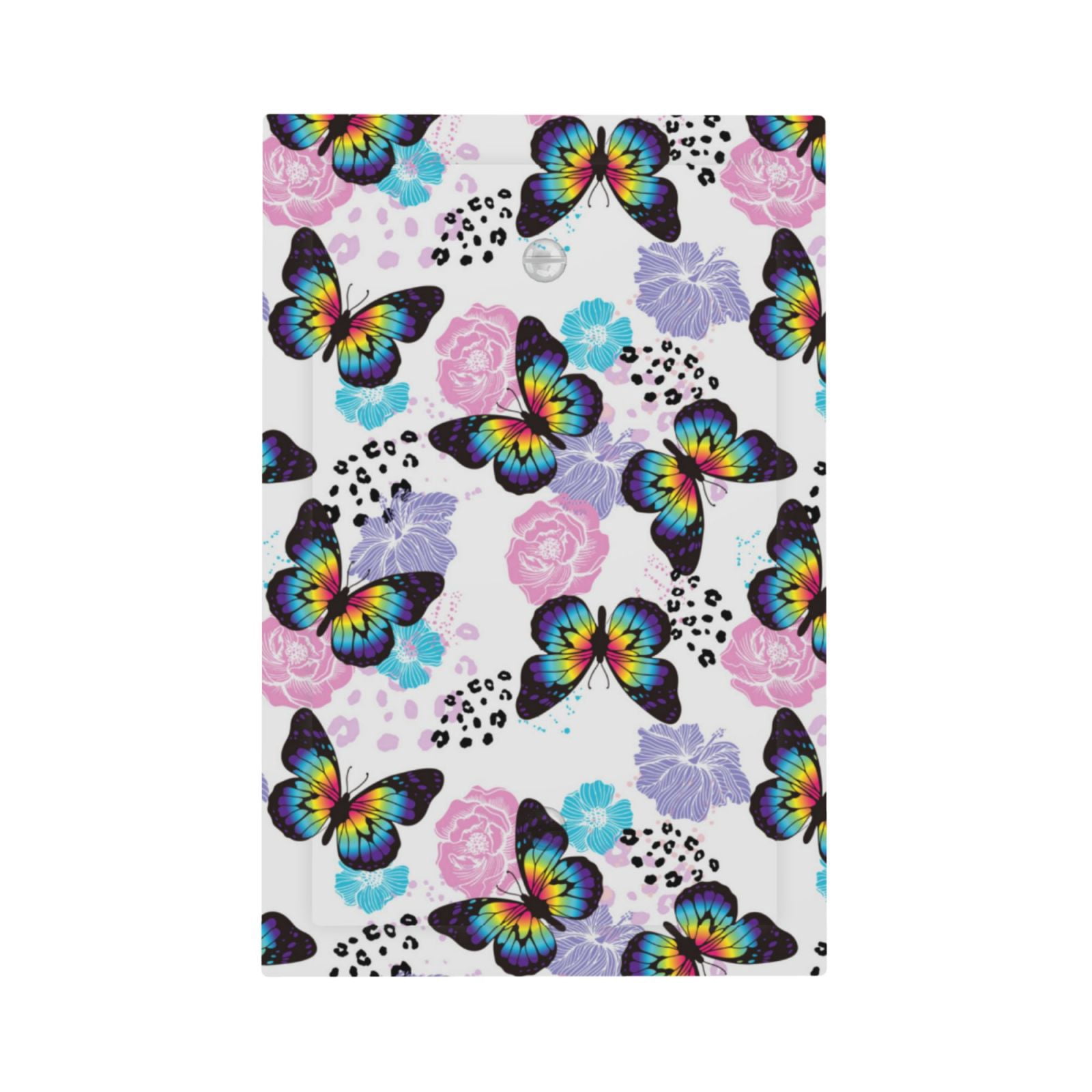 Disketp Bright Butterflies1 Decorative Light Switch or Outlet Wall
