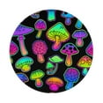 thumbnail image 1 of Disketp Bright Mushrooms Small Mouse Pad 7.9x7.9 Inches,Washable Round Mousepad For Office Laptop Computer,Non-Slip Rubber Base Mouse Pads For Wireless Mouse, 1 of 8