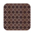 thumbnail image 1 of Disketp Brown Gold Grid Funny Coasters,4 Pcs Leather Coasters With Holder, Perfect Housewarming Hostess Gifts,Protect Furniture From Water Marks Scratch, 1 of 9