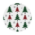 thumbnail image 1 of Disketp Buffalo Plaid Christmas Trees Small Mouse Pad 7.9x7.9 Inches,Washable Round Mousepad For Office Laptop Computer,Non-Slip Rubber Base Mouse Pads For Wireless Mouse, 1 of 9