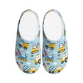thumbnail image 1 of Disketp Building Truck Women's Men's Slippers Plush Slip-On House Slipper for Winter Indoor Soft Cushion Non-slip Fluffy Slides Slippers-39/40, 1 of 7