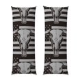 thumbnail image 1 of Disketp Bull Skull on the US Flag Print Body Pillow Cover - Super Soft 20x54 Body Pillow Case,Long Side Hidden Zipper, 1 of 8