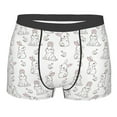thumbnail image 1 of Disketp Bunny And Bird Men's Boxer Briefs,Soft and Breathable Cotton Underwear with ComfortFlex Waistband, 1 of 7