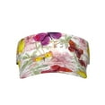 thumbnail image 1 of Disketp Butterflies And Vintage Sun Visors For Women Men Unisex Tennis Golf Visor Hat Adjustable Summer Hats Sport Outdoor Visor Hat Uv Protection Cap, 1 of 8