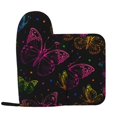 thumbnail image 1 of Disketp Butterfly Oven Mitts And Potholders Bbq Gloves-Oven Mitts And Pot Holders With Recycled Infill Silicone Non-Slip Cooking Gloves For Cooking Baking Grilling, 1 of 9
