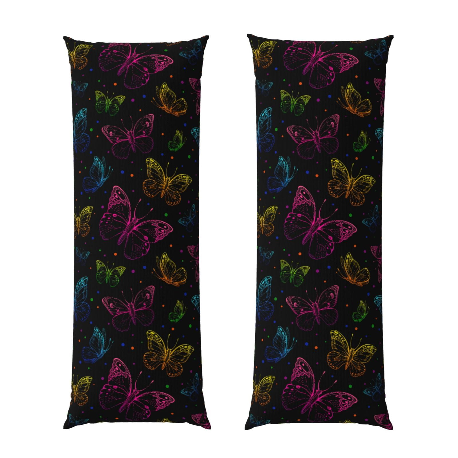 Disketp Butterfly Print Body Pillow Cover - Super Soft 20x54 Body ...