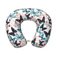 thumbnail image 1 of Disketp Butterfly Travel Pillow Memory Foam Neck Pillow Support Pillow for Camping, Sleeping Rest Cushion Airplane Pillow, 1 of 8