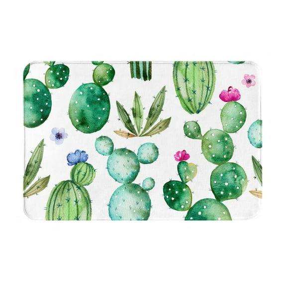 Disketp Cactus Plants1 Mat For Front Door Outside - Doormat Outdoor Entrance - Welcome Mats Outdoor,Outside Entry And Outdoor Entrance 16''X24''