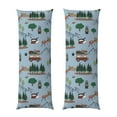thumbnail image 1 of Disketp Camping Caravan Print Body Pillow Cover - Super Soft 20x54 Body Pillow Case,Long Side Hidden Zipper (without pillow core), 1 of 6