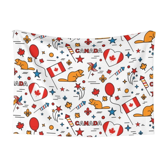 Disketp Canada Day Dog Blanket/Bed Cover for Dogs and Cats,Puppy Essentials-Small