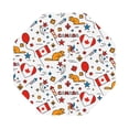 thumbnail image 1 of Disketp Canada Day Funny Coasters,4 Pcs Leather Coasters With Holder, Perfect Housewarming Hostess Gifts,Protect Furniture From Water Marks Scratch And Damage, 1 of 9