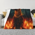 thumbnail image 1 of Disketp Candle Shepherd Dog Flannel Blankets - Thick and Warm Blanket for Winter, Soft Fuzzy Plush King Blanket for All Seasons40"x30", 1 of 6