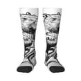 thumbnail image 1 of Disketp Capybara Riding Bicycle Print Unisex Contrast Color Stockings Lightweight Breathable Ventilation Ankle Contrast Color Stockings, Contrast Color Stockings for Daily, 1 of 6