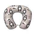 thumbnail image 1 of Disketp Cartoon Bear Brown Travel Pillow Memory Foam Neck Pillow Support Pillow for Camping, Sleeping Rest Cushion Airplane Pillow, 1 of 8